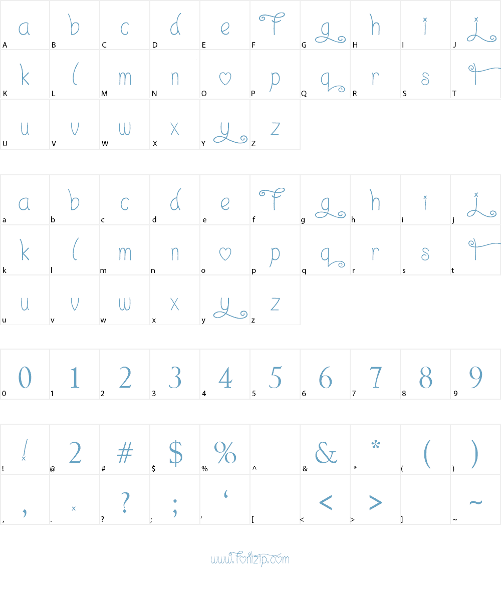 I Love What You Do!!.. Font Character